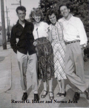 Russell, Norma Jean, Sister Gracie and Husband Tommy