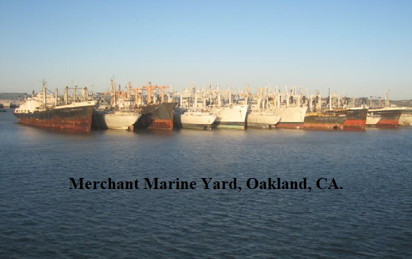 Merchant Marine Yard, Oakland, CA.